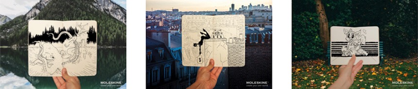 Moleskine– Imagine • Gold Winner, Golden Award of Montreux | Stefanie Berkmann, Boris Schreurs; Art Directors and Davide Cocchiara; Copywriter